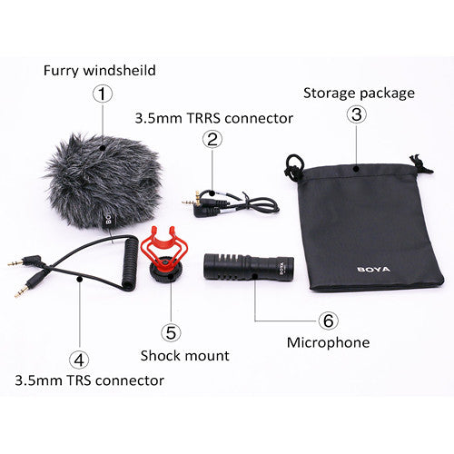 BOYA BY-MM1 Mini Cardioid Condenser Microphone