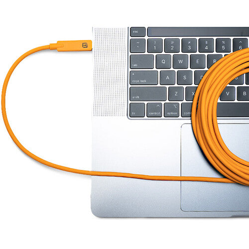 Tether Tools TetherPro USB Type-C Male to USB Type-C Male Cable (15', Orange)