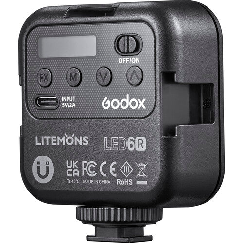 Godox Litemons RGB Pocket Size LED Video Light (RGB & 3200 to 6500K)