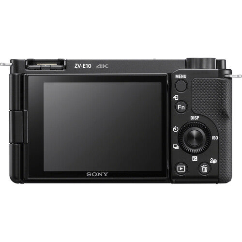 Sony ZV-E10 Mirrorless Camera with 16-50mm Lens (Black)