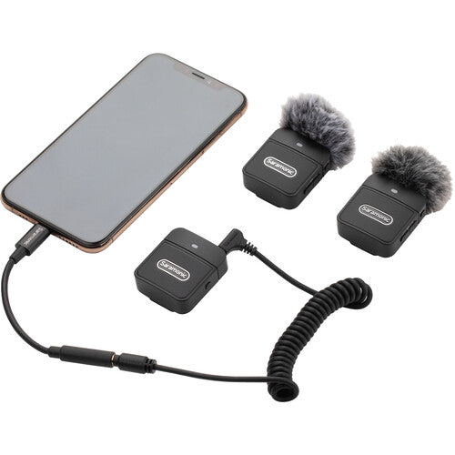 Saramonic Blink 100 B2 2-Person Digital Camera-Mount Wireless Clip-On Microphone System with 3.5mm Connector (2.4 GHz)