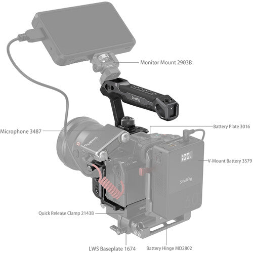 SmallRig Rhinoceros Basic Cage Kit for Sony a7R V, a7 IV & a7S III