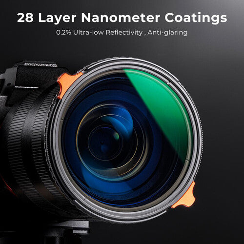 K&F Concept Nano-X Series 2-in-1 Variable ND ( ND4-64 ) & CPL Filter (2 to 6-Stop)