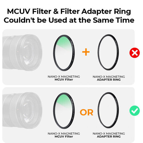 K&F 3pcs Professional Lens Filter Kit (MCUV/CPL/ND4) + Filter Pouch