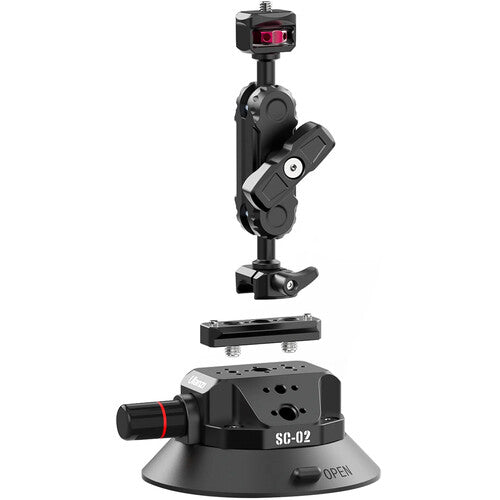 Ulanzi SC-02 Heavy-Duty Suction Cup Mount for Camera/Accessory (4.5