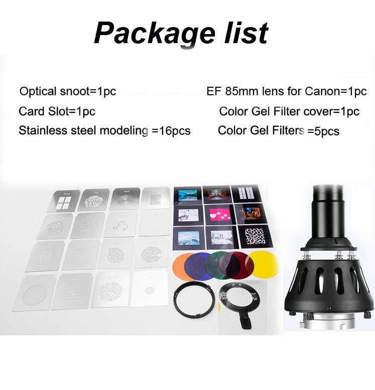 Optical Snoot With Lens DF-10