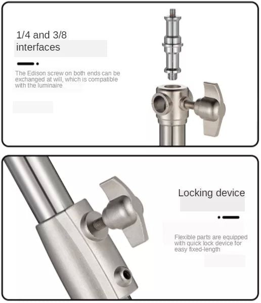 WT-809 stainless steel light stand