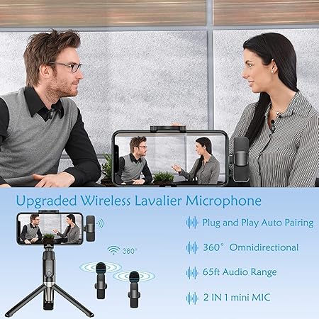 General K10/K2 Dual Wireless Lavalier Microphone for Type-C