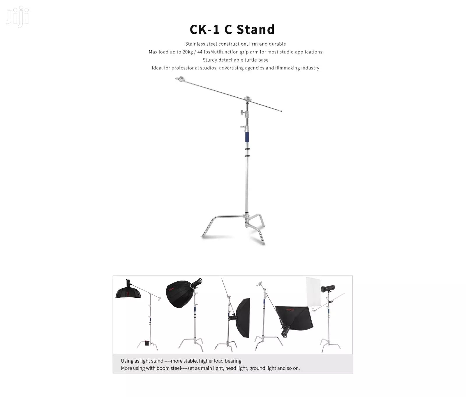 Generic Professional C-Stand with Boom Arm