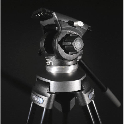 E-Image EK610 Professional Compact Tripod with Fluid Head (65mm)