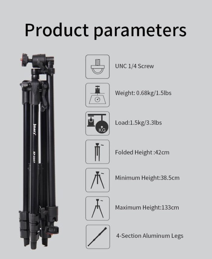 Jmary KP-2207 Tripod 133cm