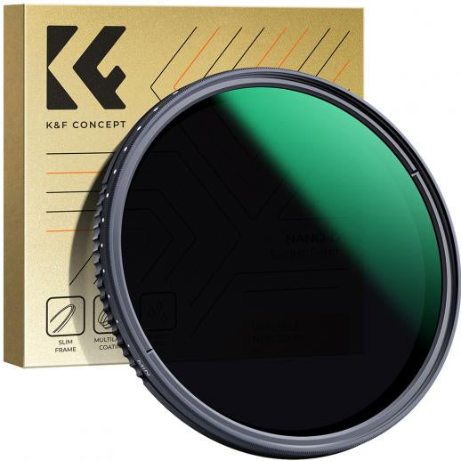 K&F ND8-ND2000 (3-11stop) Variable ND Filter Neutral Density Filter with Multi-Resistant Coating Nano-Dazzle