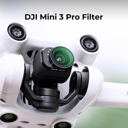 DJI Drone Mini 3 Pro & Mini 3 Variable ND2-ND32 Filter with Single-sided Anti-reflection Green Film Waterproof and Scratch-resistant