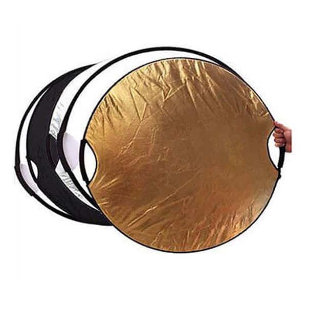 Reflector 5in1 Circle 110cm Black, Silver, White, Gold and diffuser